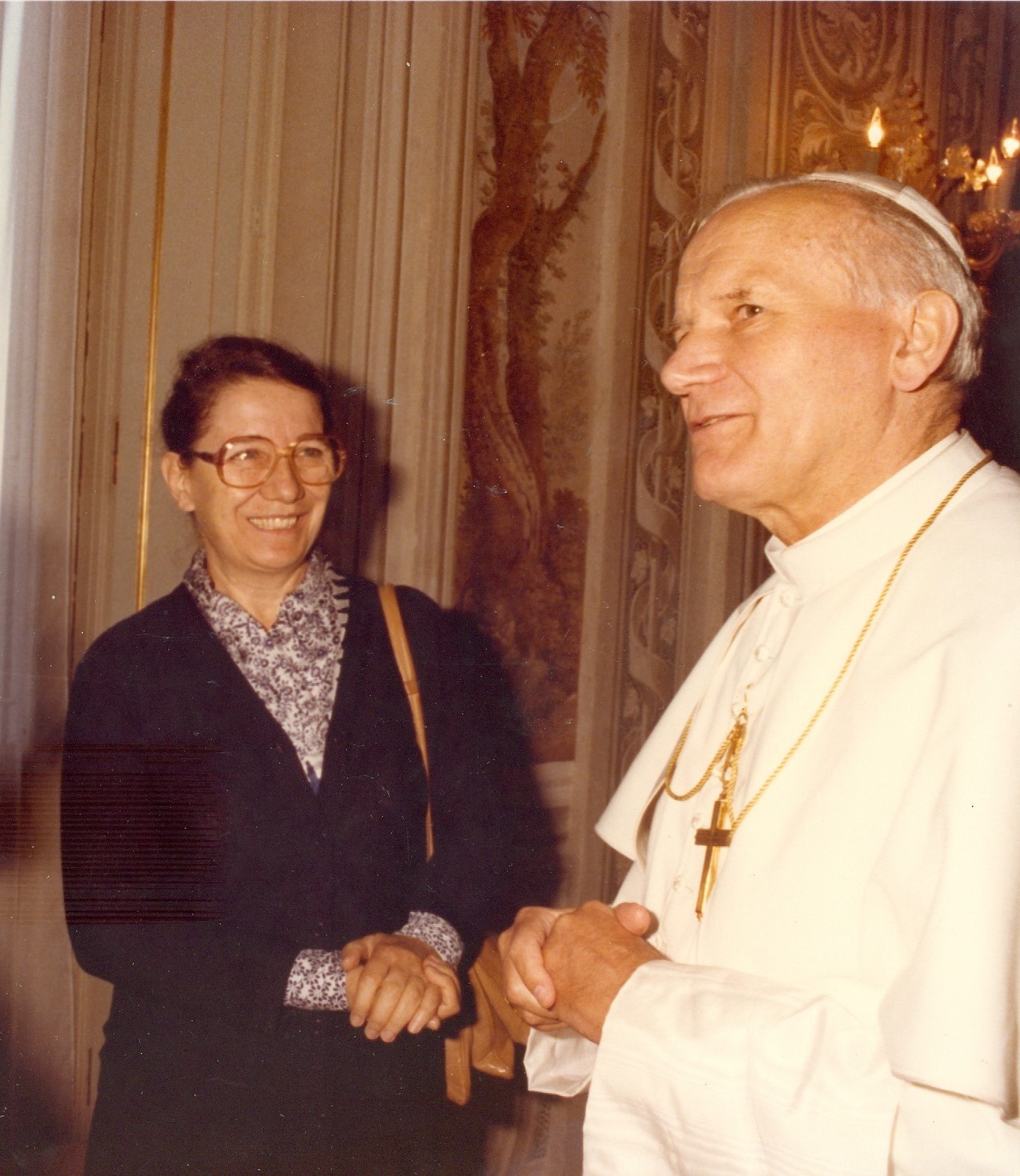 con Giovannni Paolo II